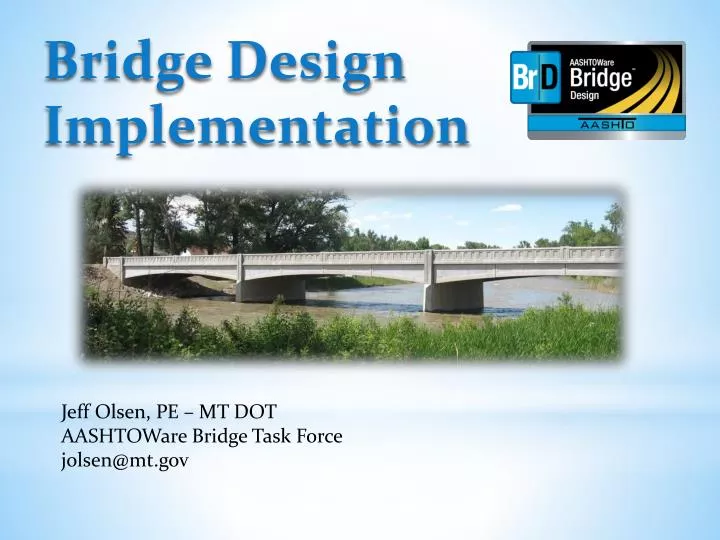 bridge design implementation