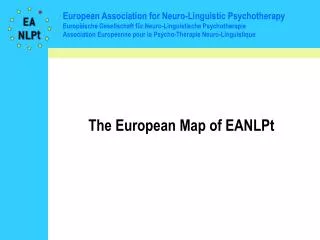 The European Map of EANLPt