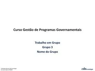 curso gest o de programas governamentais