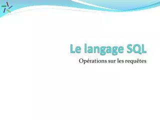 le langage sql