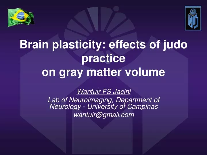 brain plasticity effects of judo practice on gray matter volume