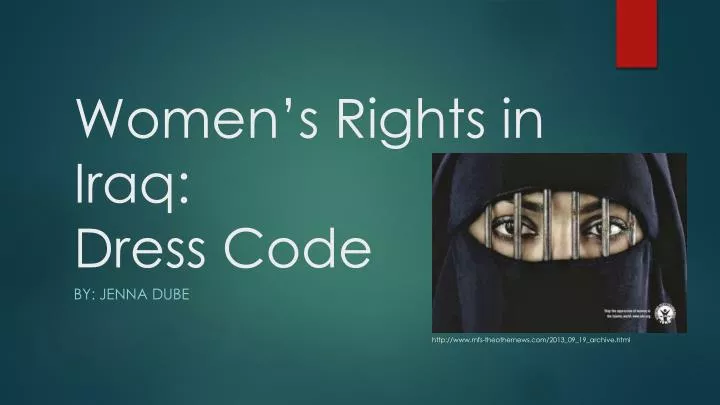 women s rights in iraq dress code