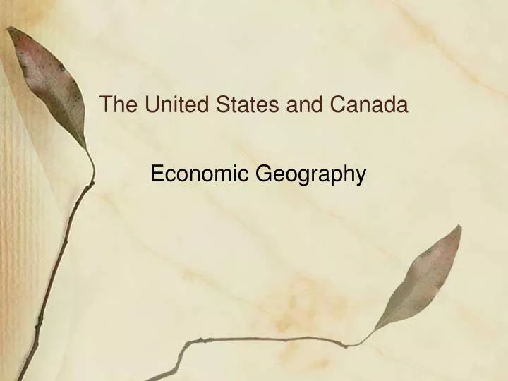 the united states and canada