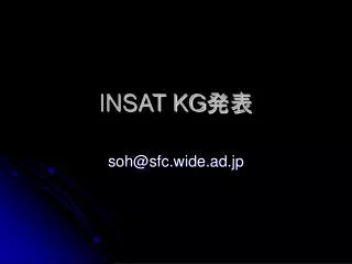 insat kg
