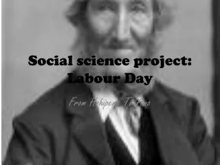 Social science project: Labour Day