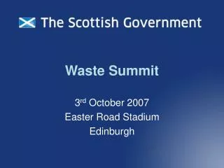 Waste Summit