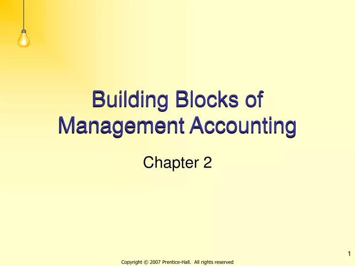 building blocks of management accounting