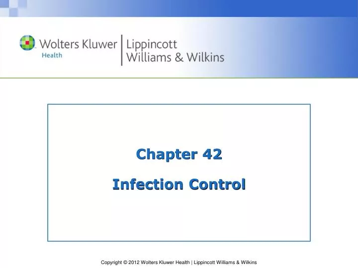 chapter 42 infection control