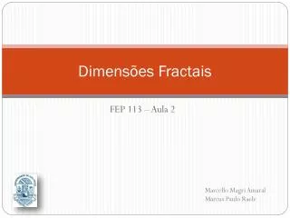 dimens es fractais