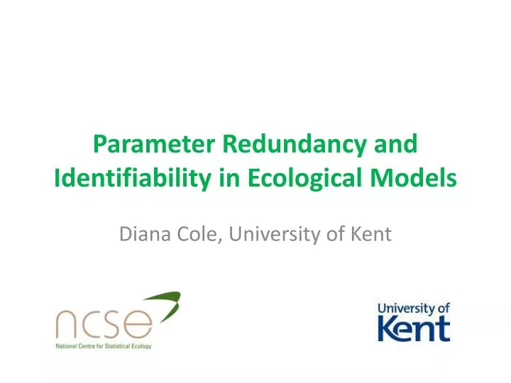parameter redundancy and identifiability in ecological models