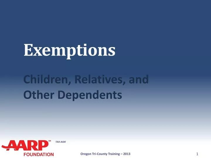 exemptions