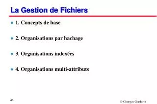 la gestion de fichiers