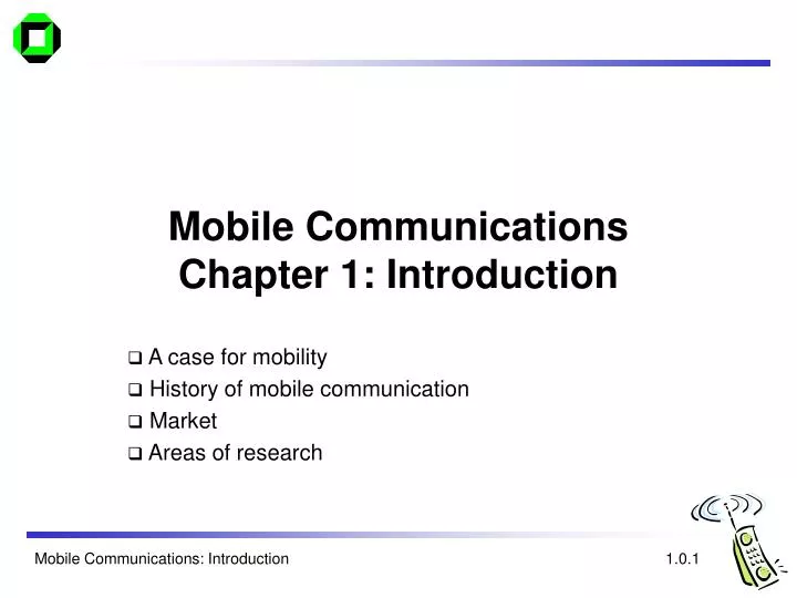 mobile communications chapter 1 introduction