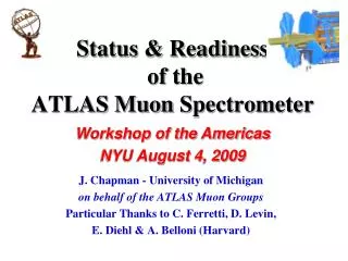 Status &amp; Readiness of the ATLAS Muon Spectrometer