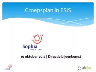 groepsplan in esis
