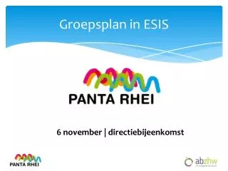 groepsplan in esis