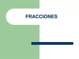 fracciones