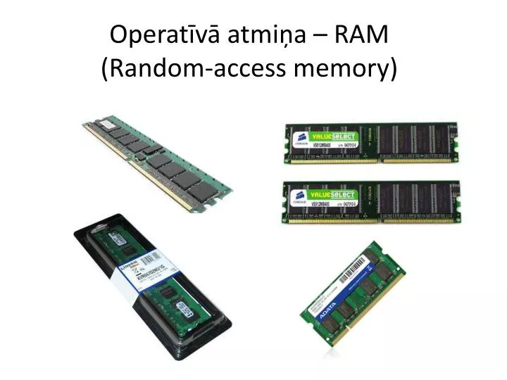 operat v atmi a ram random access memory