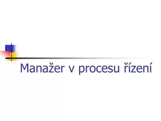 mana er v procesu zen
