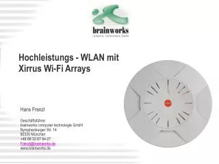 hochleistungs wlan mit xirrus wi fi arrays