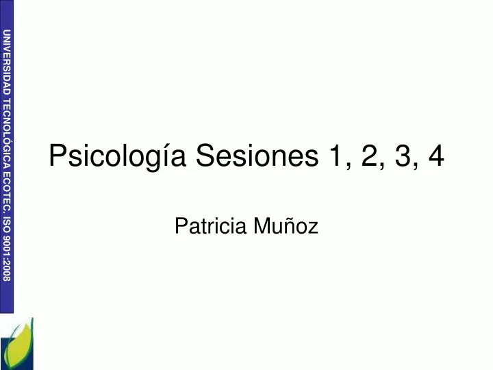 psicolog a sesiones 1 2 3 4