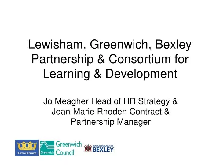 lewisham greenwich bexley partnership consortium for learning development