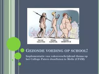gezonde voeding op school