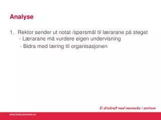 analyse