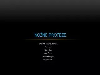no ne proteze
