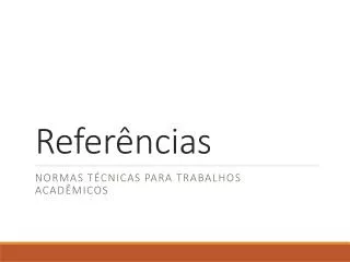 refer ncias