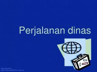 perjalanan dinas