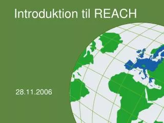 introduktion til reach