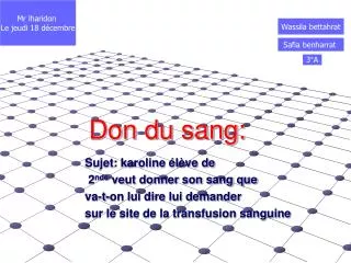 don du sang