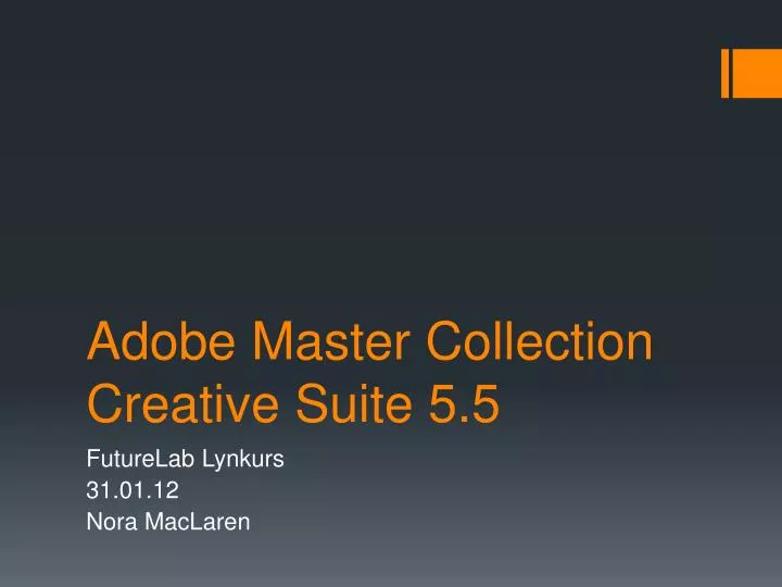 adobe master collection creative suite 5 5