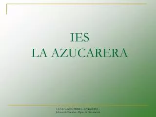 ies la azucarera