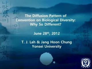 The Diffusion Pattern of Convention on Biological Diversity: Why So Different?