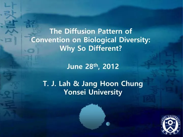 the diffusion pattern of convention on biological diversity why so different