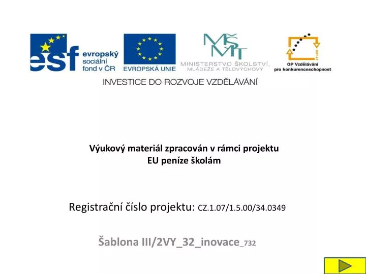 v ukov materi l zpracov n v r mci projektu eu pen ze kol m