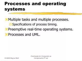 Processes and operating systems