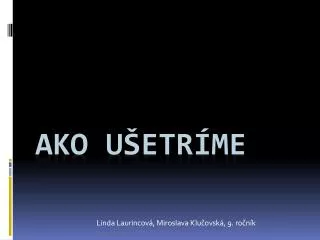 ako u etr me