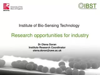 Research opportunities for industry