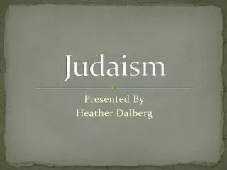 Judaism