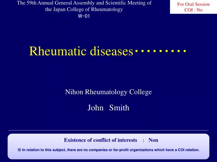 rheumatic diseases