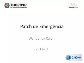 patch de emerg ncia