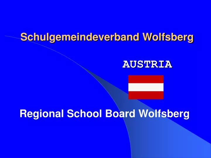 schulgemeindeverband wolfsberg