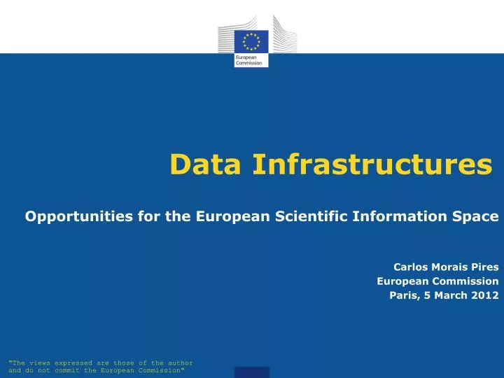 data infrastructures