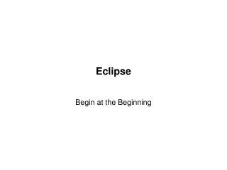 Eclipse