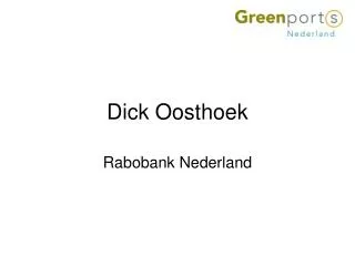 dick oosthoek