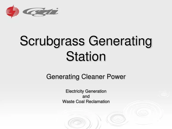 scrubgrass generating station