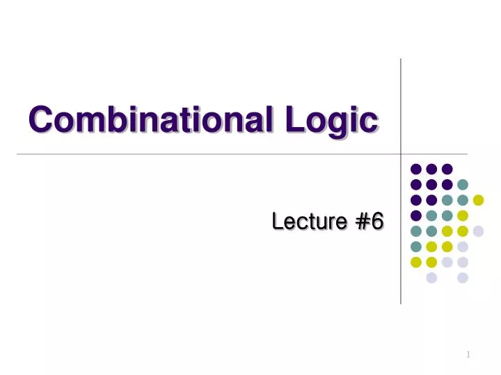 combinational logic